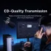 Studio view of Baseus Encok BA04+ Bluetooth Adapter delivering CD-quality transmission for uncompromised audio production.