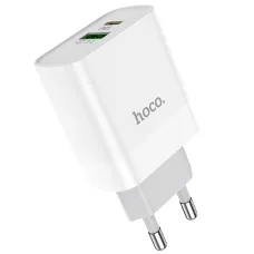 Hoco C80A 20W Dual Port Charger Adapter