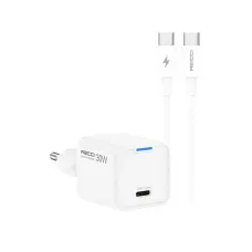 Recci RC112E 30W GaN Fast Charger Adapter with Type C Cable