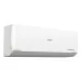 Front view of Haier 1.6 Ton Wi-Fi Hot & Cool Inverter AC showing sleek white panel with DC Inverter branding and beige accents.