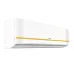 Front view of Hitachi 1 Ton Inverter AC showing sleek wall-mounted design with iCONNECT branding and yellow accent stripe.