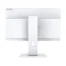 Rear view of Value-Top GS70HW-i31215U All-in-One PC with white finish, cable management cutout, and security lock slot.