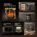 Feature overview of Oraimo NutriFry S1 Ultra Air Fryer showing heating, app, memory, touchscreen, coating, and capacity.