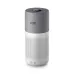 Front view of Philips 3000i Series Air Purifier showing fabric-textured top, digital ring display, and feature icons.