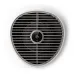 Close-up grille view of Philips 600i Series Air Purifier showing circular control panel with Wi-Fi and power icons.