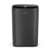 Top panel view of Sharp KI-N40E-H Air Purifier showing glossy finish, digital display, and touch controls.