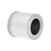 Front view of Xiaomi Smart Air Purifier 4 Compact Filter showing pleated HEPA material with gray caps and carbon core.