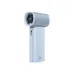 Fantech PAC7 Handheld Fan in sleek light blue design featuring 100% digital display and control buttons