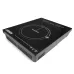 Top-down view of Smart SEK-IC352S Infrared Cooker featuring circular cook zone, touch controls, and sleek black finish.