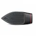 Close‑up bottom view of the Smart SEH‑I05SDS Steam Iron highlighting the pointed soleplate and steam hole pattern.