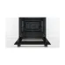 Front view of the BOSCH Series 2 HBF113BR0Q Microwave Oven interior with the door open displaying its spacious cooking cavity.