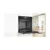 Side-angle view of the BOSCH Series 8 HBG7341B1M Microwave Oven with its door open, revealing the spacious cooking interior.