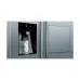 Ice dispenser area of the BOSCH KAG93AI30M Series 6 598L Refrigerator showing illuminated ice output and exterior panel design.