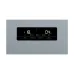 Close-up of the digital control panel on the BOSCH KAN93VL30M Series 4 616L Refrigerator displaying temperature settings.