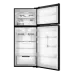 Stocked interior of Haier HRF-488IFFB Refrigerator displaying organized fresh and frozen food across both compartments.