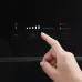 Close-up of Hitachi R-VG690P7PB Refrigerator control panel with touch buttons for quick freezing and energy saving.