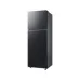 Angled front view of the SAMSUNG RT31CG5420B1SE 305L Top Mount Refrigerator with both doors closed.