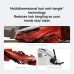 Close-up of Xiaomi S40 Robot Vacuum Cleaner brush system with comb teeth, V-shaped design, and anti-tangle side brush.