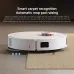 Floor cleaning view of the Xiaomi X20 Pro Robot Vacuum Cleaner detecting carpet and lifting mop pads while moving forward.