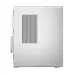 Side view of white Lenovo IdeaCentre 08IRH9 with a mesh air vent.