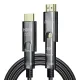 Dtech DT-HF3015 15 Meter Type-D to Type-A Dual Connector Fiber Optic HDMI Cable