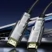A Dtech DT-HF3015 8K HDMI cable. The image shows the 'Source' and 'Display' ends with shiny metal casings and gold tips.