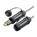 A Dtech DT-HF8020KF 8K HDMI cable. The image shows the ends of the cable with protective waterproof caps.