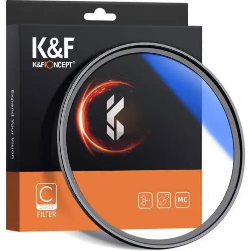 K&F Concept 62mm Blue Multi-Coated C Series HMC UV Camera Lens Filter