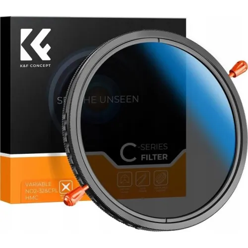 K&F Concept 55mm Nano-C Series 2-in-1 VND2-32/CPL Camera Lens Filter