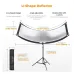 K&F Concept KF18.0012 4-in-1 U-Shape Curved Foldable Lighting Reflector Panel With Carrying Bag