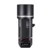 Side view of Godox AD600BM II Flash with cylindrical body, silver accents, and charging port at the base.