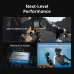 Multi-scene view of DJI Osmo Action 6 Adventure Combo showing bike mount, underwater use, and built-in storage chip.