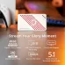 AVerMedia GC553Pro Capture Card on desk beside gaming setup, promoting 4K HDR capture and streaming features.