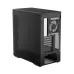 Rear view of 1STPLAYER GM7 Casing highlighting expansion slots, RGB exhaust fan, and mesh cooling design.