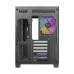 Rear view of Antec C5 Curve ARGB Casing with RGB fan, expansion slots, and hexagonal mesh ventilation design.