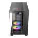 Side view of Antec C8 ARGB Constellation Series Casing with top and bottom RGB fans and visible expansion slots.