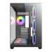 Side view of Antec CX Mirror Casing showing transparent panel, seven RGB fans, and high-airflow spacious design.