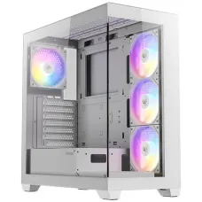 Antec CX300 ARGB Full-View ATX Mid Tower Gaming Casing White