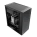 An angled interior view of the black Antec ST10M PC case (not a mouse), showing the installed components like the CPU cooler and GPU.