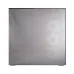 Side view of Arctic Xtender VG Casing with tempered glass panel revealing vertical cooling fans inside.