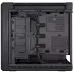 Side interior of ASUS ProArt PA602 Wood Edition Casing displays labeled Velcro straps and drive bays for clean builds.