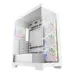 DeepCool CG580 4F V2 WH gaming case with tempered glass panels and four RGB cooling fans