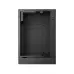 Interior of DeepCool CH170 Plus vertical gaming case showing clean layout and front I/O ports