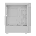 Side interior view of the Gamdias AURA GC5 ELITE WH ARGB Casing displaying the spacious build area and cable management features.