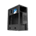 Rear side view of Golden Field 1715B Mid Tower Micro ATX Casing with PSU highlighting PSU mount and ventilation layout