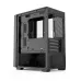 Interior side view of Golden Field V01 Mini-Tower Gaming Casing revealing open-frame layout with expansion slots and cable cutouts.