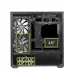 Drive layout of MSI MAG PANO M110R Casing showing labeled 2.5″ and 3.5″ mounting positions with dual MSI fans.