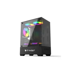 T-Wolf Ice Cooler X5 ARGB M-ATX Mid Tower Gaming Casing