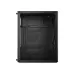 Value‑Top Micro ATX case interior with mounting points, cable cutouts, and airflow vents