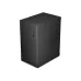 Value‑Top desktop casing front view with matte finish, power button, USB ports, and side vent